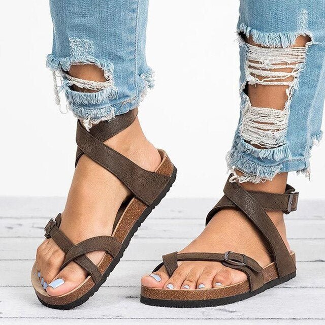 ComfortFit Adjustable Orthopedic Sandals for Women | Supportive & Cushioned Footwear 0