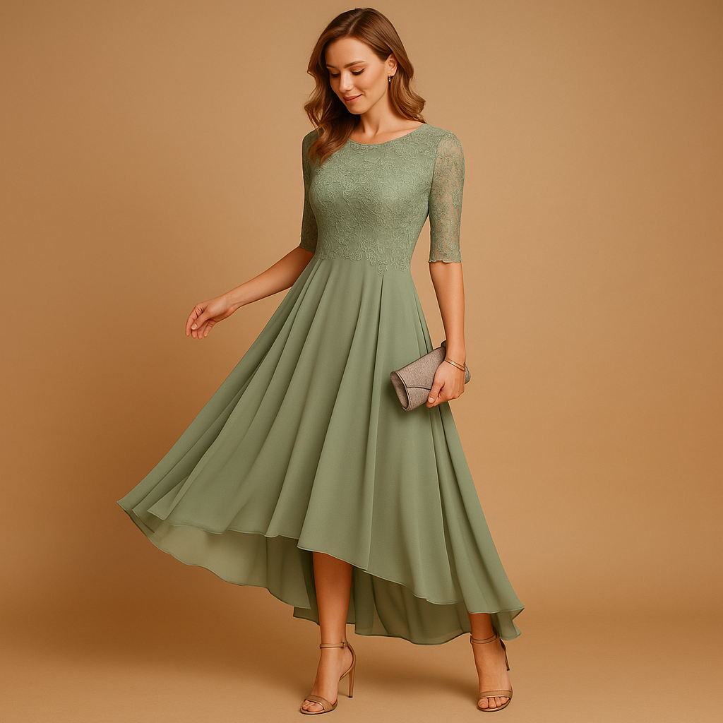 Elegant lace party dress for women | Clara 1
