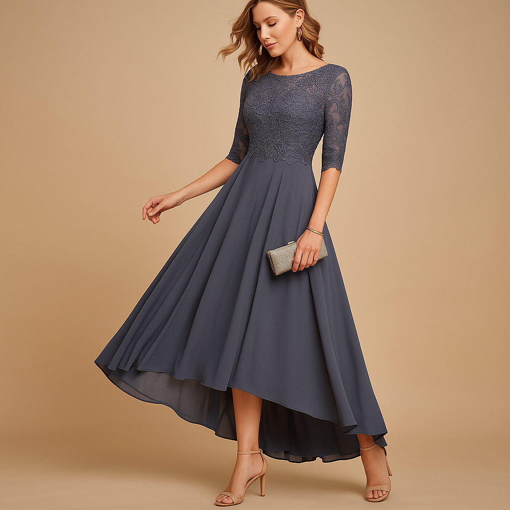 Elegant lace party dress for women | Clara 4