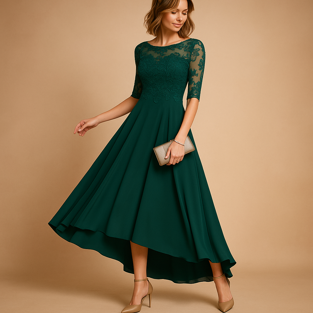 Elegant lace party dress for women | Clara 5