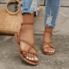 Liora | Strappy Roman Sandals for Women - Minimalist Summer Footwear with Lightweight Comfort 4
