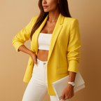 Long tailored blazer for women | Harper 4