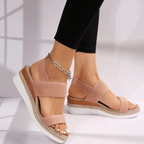 Lunara | Women's Stretch Strap Platform Sandals for All-Day Comfort 2