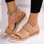 Lunara | Women's Stretch Strap Platform Sandals for All-Day Comfort 3