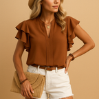 Sleeveless elegant blouse for women | Clara 3