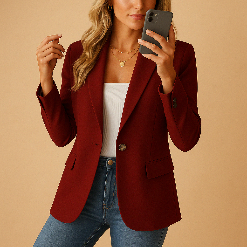 Tailored stretch blazer for women | Liana 4